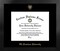 Old Dominion 14w x 11h Manhattan Black Single Mat Gold Embossed Diploma Frame with Bonus Campus Images Lithograph (value savings at $59)